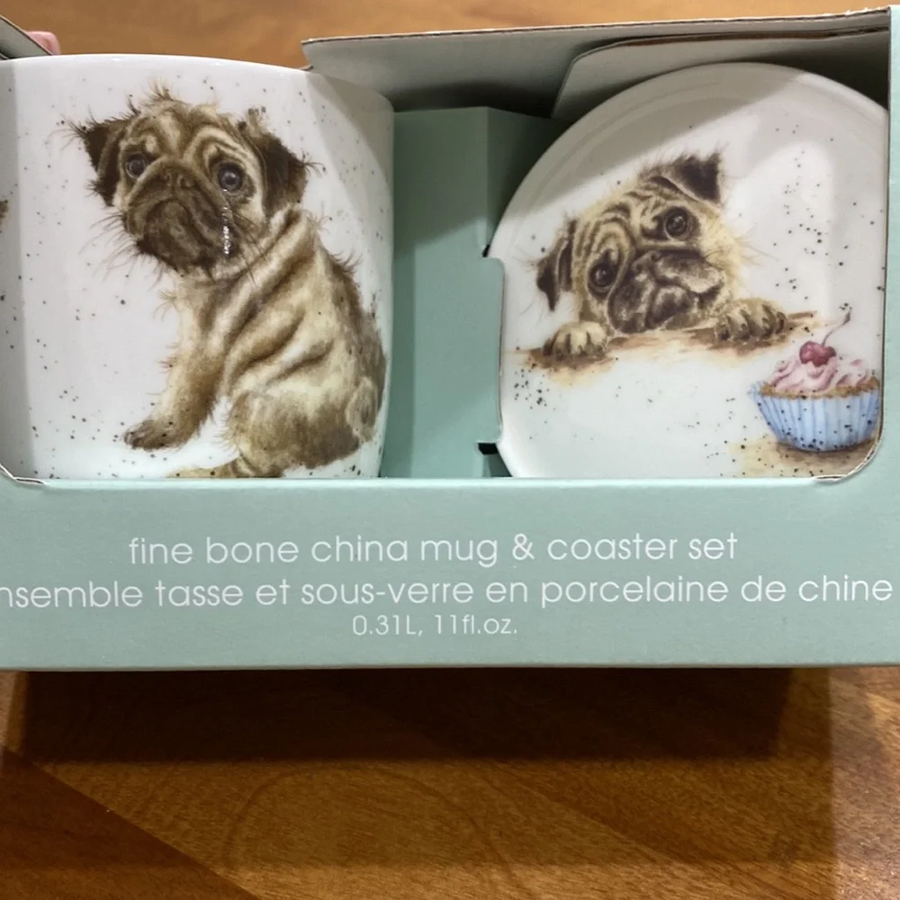 NWT. Royal Worcester, mug and coaster set. - Picture 5 of 8